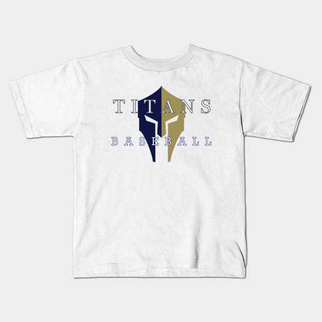 Hv baseball Kids T-Shirt by 752 Designs